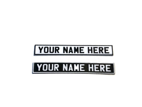 LX093-O Laser Engraved Signal Box Nameplates O/7mm/1:43