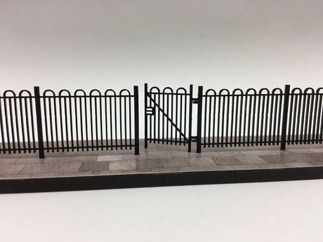 LX102-OO Laser Cut 5ft School/Park Hairpin Railings OO/4mm/1:76