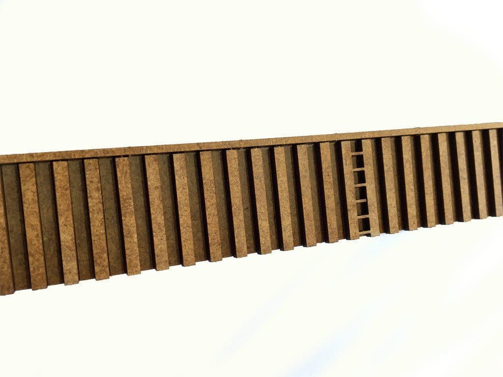 LX107-N Canal Piling (300mm) N/2mm/1:148