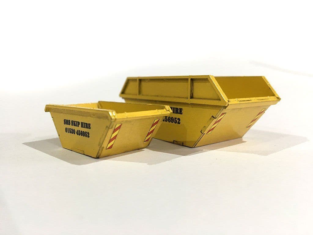 LX110-O Rubbish Skips (Pack of 2) O/7mm/1:43