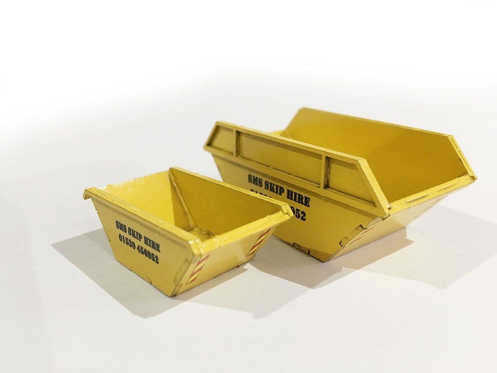 LX110-O Rubbish Skips (Pack of 2) O/7mm/1:43