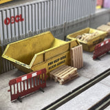LX110-OO Rubbish Skips (Pack of 5) OO/4mm/1:76