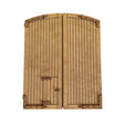 LX121-N Engine Shed Doors Arched Top Set 1 N/2mm/1:148