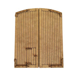 LX121-N Engine Shed Doors Arched Top Set 1 N/2mm/1:148