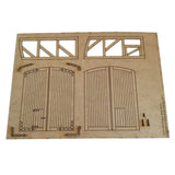 LX121-N Engine Shed Doors Arched Top Set 1 N/2mm/1:148