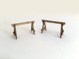LX122-OO Wooden/Vintage Barriers (Pack of 15) OO/4mm/1:76