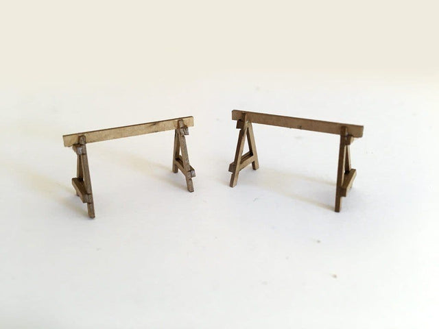 LX122-OO Wooden/Vintage Barriers (Pack of 15) OO/4mm/1:76