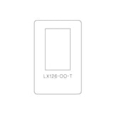 LX126-OO-T Large Sash Windows Cutting Template