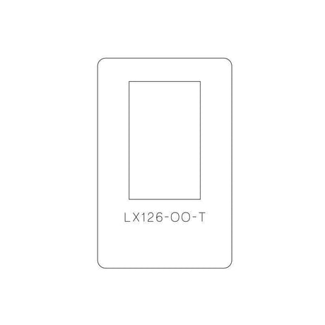 LX126-OO-T Large Sash Windows Cutting Template