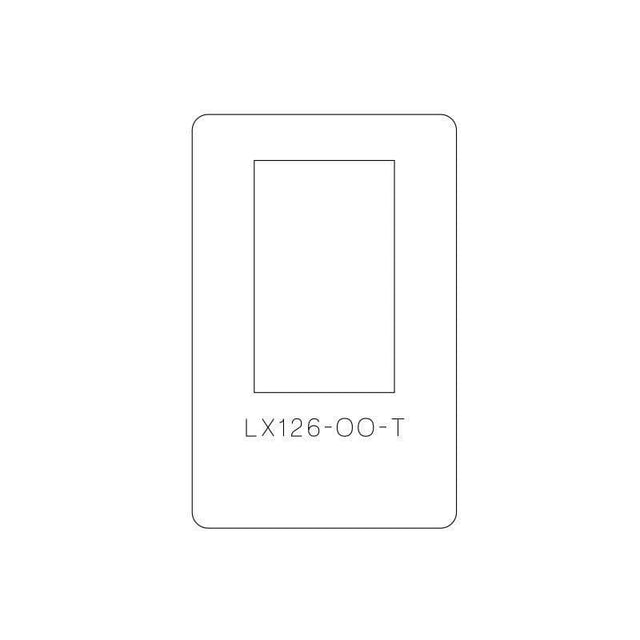LX126-OO-T Large Sash Windows Cutting Template