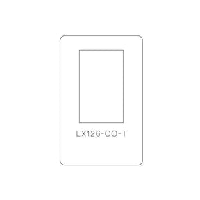 LX127-OO-T Narrow Sash Windows Cutting Template