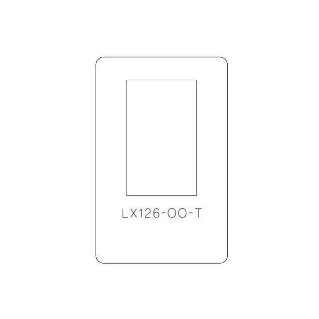 LX127-OO-T Narrow Sash Windows Cutting Template