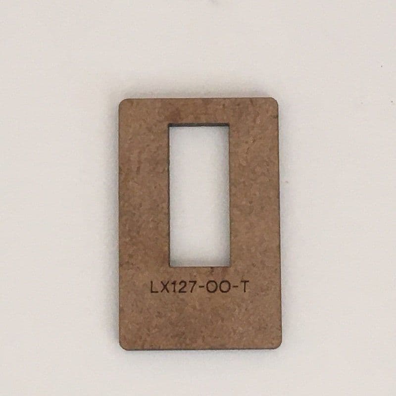 LX127-OO-T Narrow Sash Windows Cutting Template