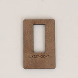 LX127-OO-T Narrow Sash Windows Cutting Template