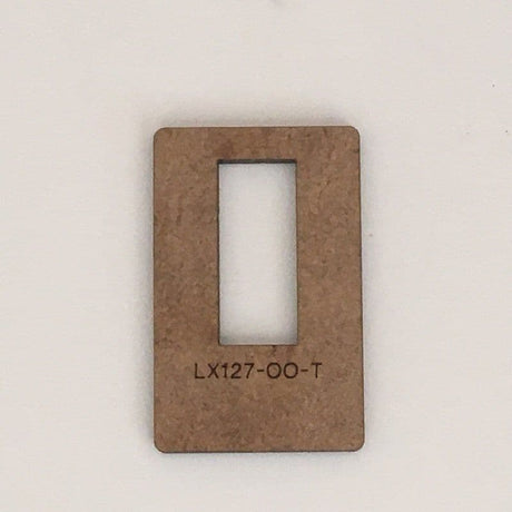 LX127-OO-T Narrow Sash Windows Cutting Template