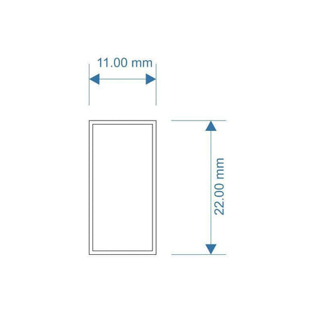LX128-OO Narrow Single Pane Windows (Pack of 12) OO/4mm/1:76