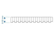 LX132-OO Canopy Valance #1 OO/4mm/1:76