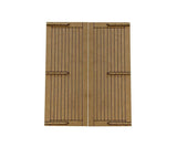LX147-OO Goods Shed/Engine Shed Doors Set 1 OO/4mm/1:76