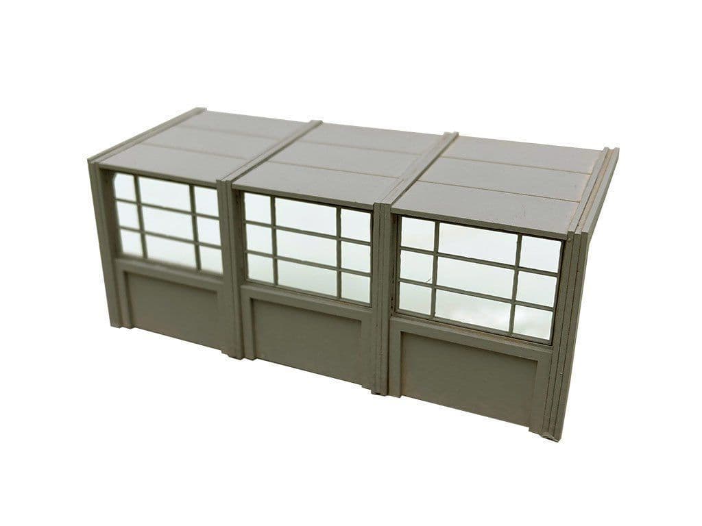 LX157-O 1960s/70's Modular Concrete Bus Shelters O/7mm/1:43