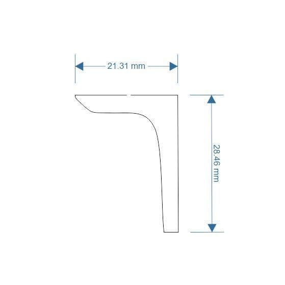 LX158-OO Canopy Brackets (Set 1) OO/4mm/1:76