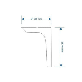LX158-OO Canopy Brackets (Set 1) OO/4mm/1:76