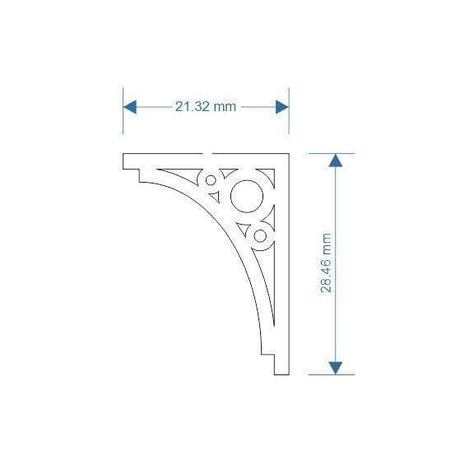 LX159-OO Canopy Brackets (Set 2) OO/4mm/1:76