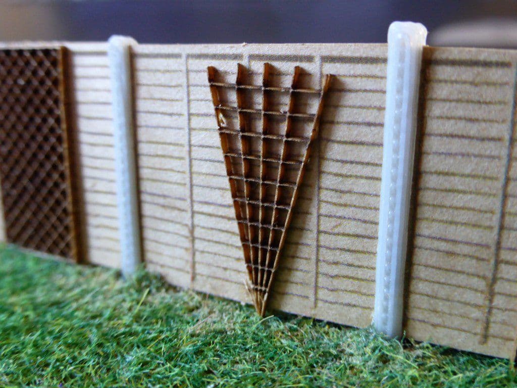 LX163-OO Decorative Trellis Panels OO/4mm/1:76