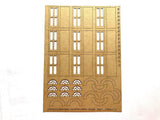 LX172-OO Four Panel Exterior Doors (12.5mm x 29mm) OO/4mm/1:76
