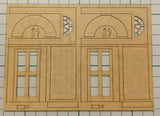 LX173-O Four Panel Exterior Doors (Pack of 2) - O/7mm/1:43