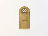 LX173-OO Four Panel Exterior Doors With Frames & Stone Headers OO/4mm/1:76