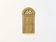 LX173-TT Four Panel Exterior Doors With Frames & Stone Headers TT/3mm/1:100