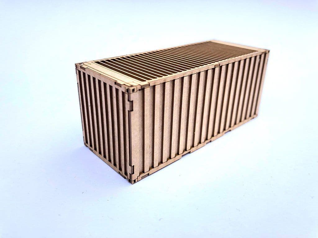 LX177-OO M.O.D. 20ft Side Opening Shipping Container Kit (Pack of 2) OO/4mm/1:76