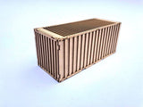 LX178-OO M.O.D. 20ft Side Opening Shipping Container Kit (Pack of 1) OO/4mm/1:76