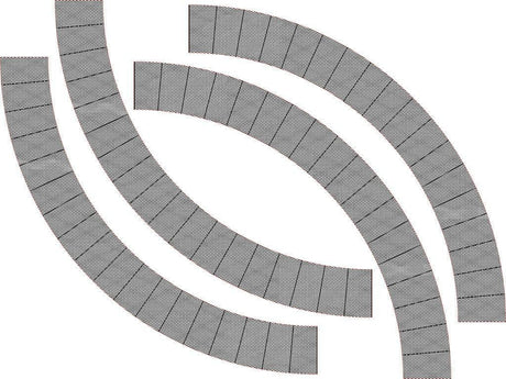 LX181-OO Diamond Plate Turntable Surround To Fit Peco LK-55 OO/4mm/1:76