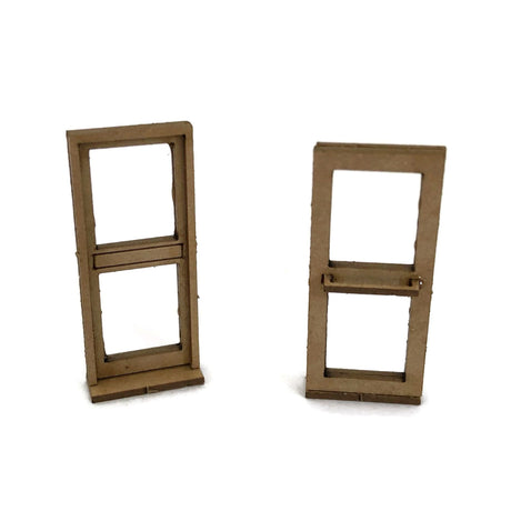 LX202-OO Modern Glass Fire Doors (Pack of 4) - OO/4mm/1:76