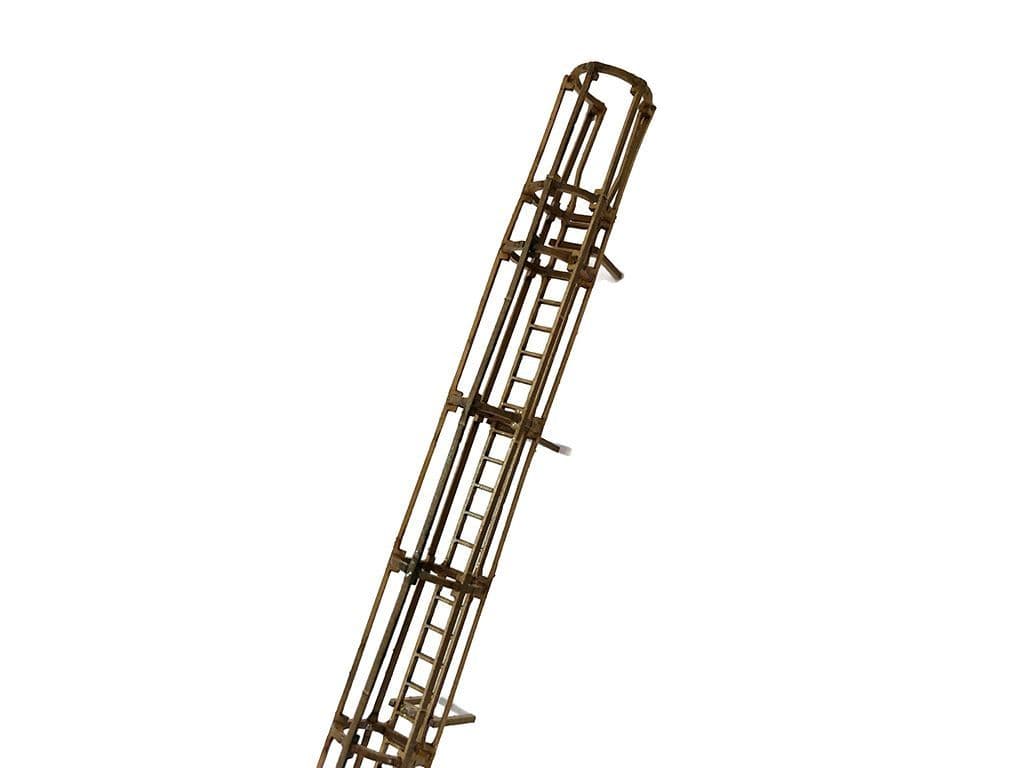 LX205-OO Industrial Ladders With Safety Cages (Pack of 2) - OO/4mm/1:76