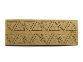 LX220-N Laser Cut 60 Degree Pavement Corners (Pack of 16) - N/2mm/1:148