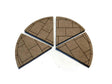 LX220-O Laser Cut MDF 60 Degree Pavement Corners (Pack of 4) - O/7mm/1:43