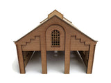 LX230-OO Three Track Engine Shed - OO/4mm/1:76