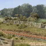 LX236-120 Laser Cut 4ft Post & Rail Lineside Fencing For TT:120