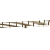 LX236-120 Laser Cut 4ft Post & Rail Lineside Fencing For TT:120