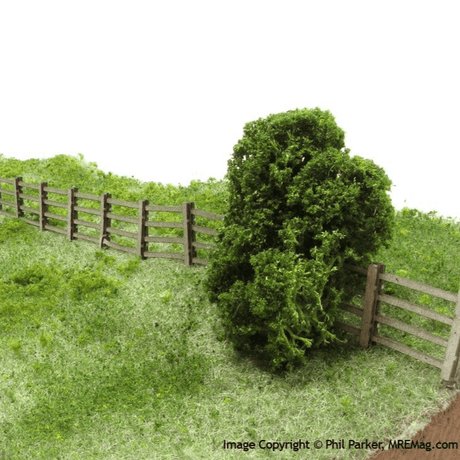 LX236-OO Laser Cut 4ft Post & Rail Lineside Fencing OO/4mm/1:76