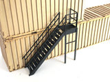 LX245-OO Laser Cut Steel Staircase / Fire Escape (Pack of 2) - OO/4mm/1:76