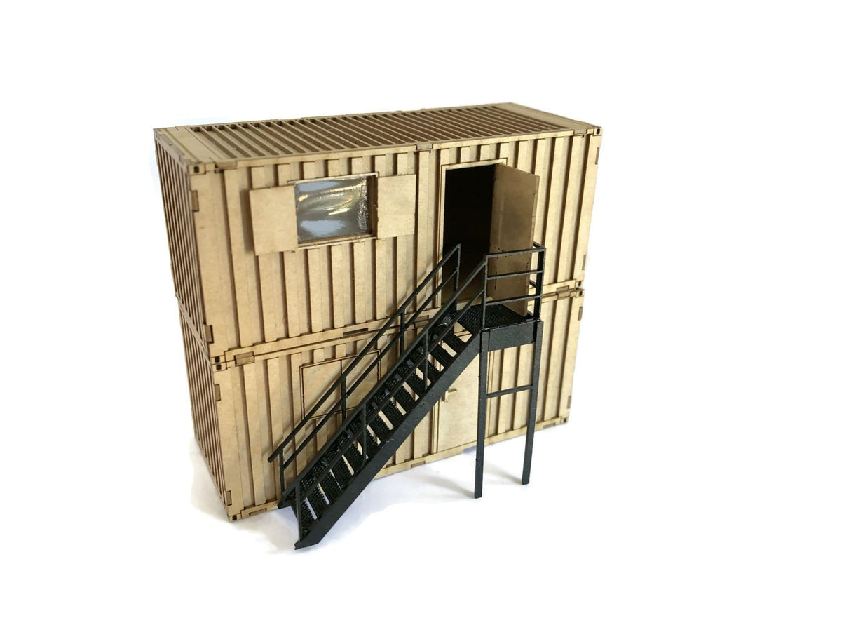 LX246-OO 20ft Shipping Container Site Office Kit (Pack of 2) OO/4mm/1:76