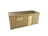LX246-OO 20ft Shipping Container Site Office Kit (Pack of 2) OO/4mm/1:76