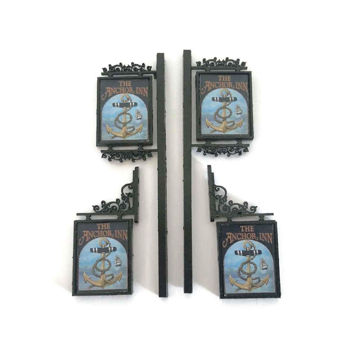 LX250-OO Laser Cut Pub Signs (Pack of 4) OO/4mm/1:76