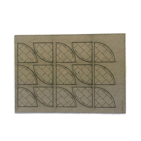 LX254-120 Grey Concrete Slabbed 90 Degree Pavement Corners (Pack of 15) - TT:120