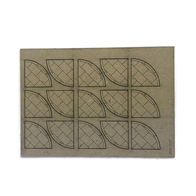 LX254-120 Grey Concrete Slabbed 90 Degree Pavement Corners (Pack of 15) - TT:120
