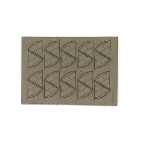 LX256-120 Grey Concrete Slabbed 60 Degree Pavement Corners (Pack of 20) - TT:120
