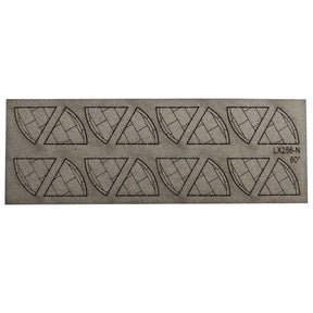 LX256-N Laser Cut Card 60 Degree Pavement Corners (Pack of 16) - N/2mm/1:148